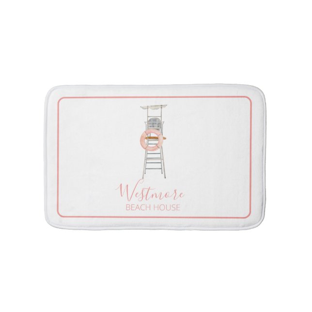 Strandbad Lifeguard Chair Beach House Badematte (Vorderseite)