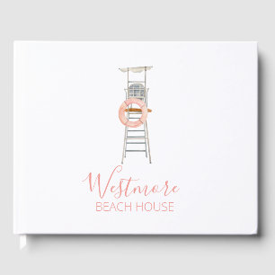 Strandbad Lifeguard Chair Beach House Gästebuch