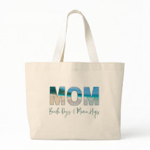 Strandbad "MAMA" Personalisierte Leinwand Tote Bag
