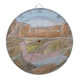 Strandbad Strandfarbe Linien Printmedien Dartscheibe