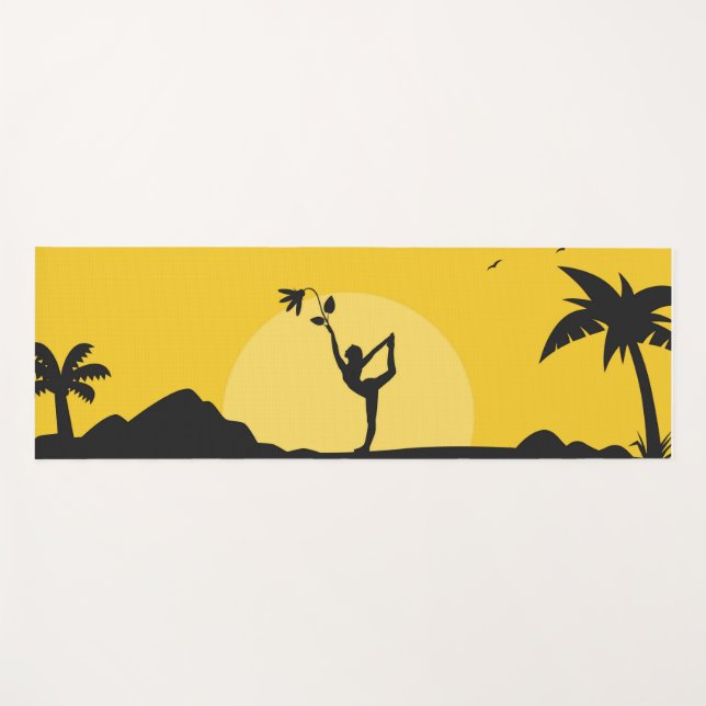 Strandbad Sundown Stretch Yoga Yogamatte (Vorderseite (Horizontal))