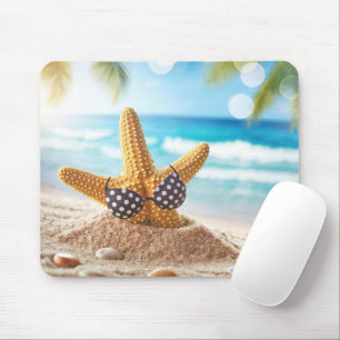 Strandbaden am Strand Mousepad