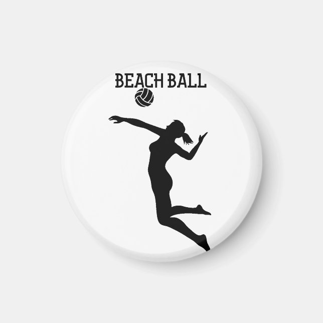 Strandball Magnet (Vorne)