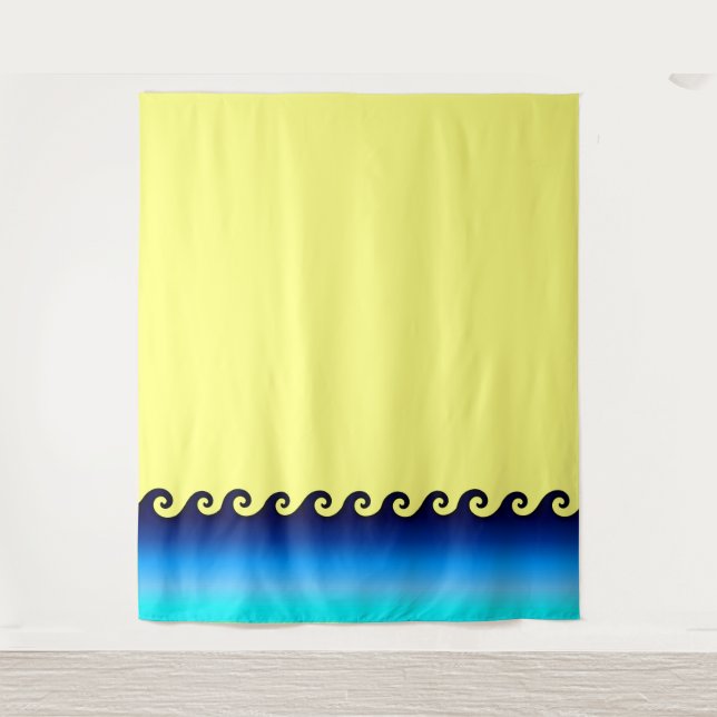 Strandbänder, Tapiz de Playa Wandteppich (Vorderseite)