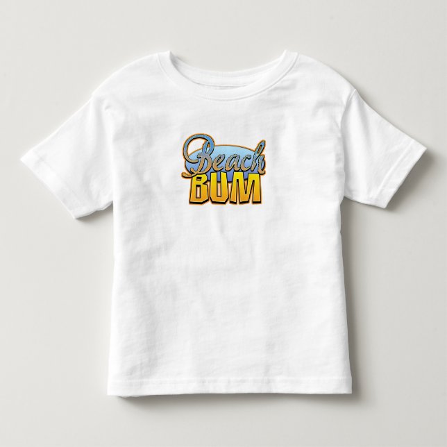 Strandbär Kleinkind T-shirt (Vorderseite)