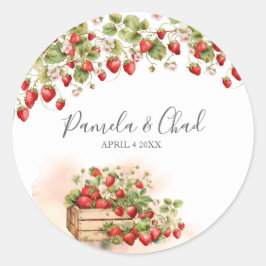 Strandbeeren Runder Aufkleber