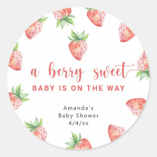 Strandbeeren Runder Aufkleber