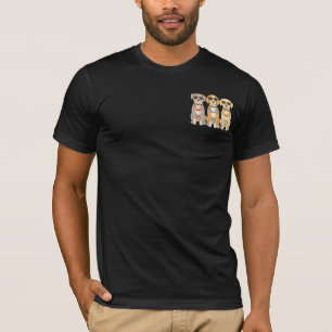 Strandbeller-Bikini-Trio mit Haltung T-Shirt