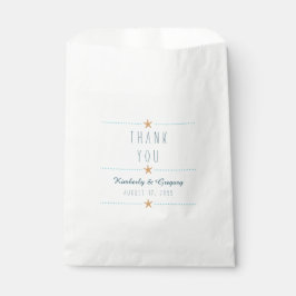 Strandbezogene Gefälligkeitsflaggen mit Starfish A Geschenktütchen