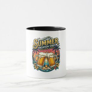 Strandbiere und Sonnenuntergänge - Sommerurlaubspa Tasse