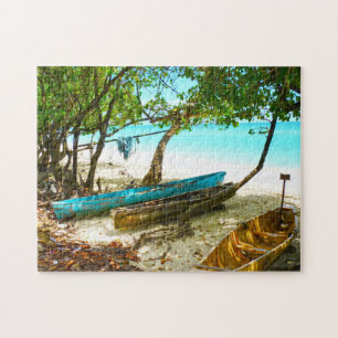 Strandboote Jamaika. Puzzle