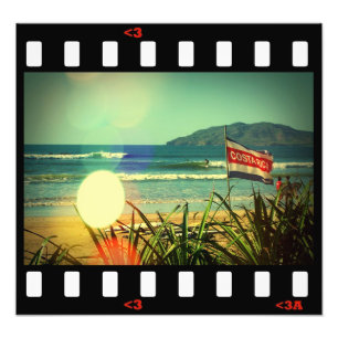 Strandbrandung Costa Rica Fotodruck