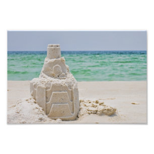 Strandburg Pensacola Beach Fotodruck