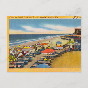 Strandclub, Virginia Beach, Va Postkarte