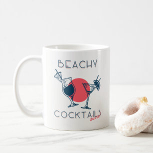 Strandcocktails Prost Party Kunst Kaffeetasse