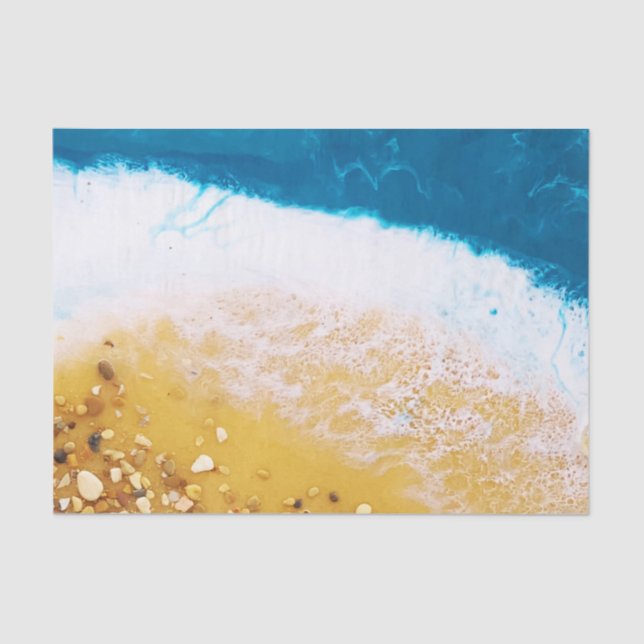 Stranddecouvert Seidenpapier (Vorderseite)