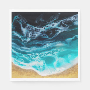 Stranddekoupage Serviette