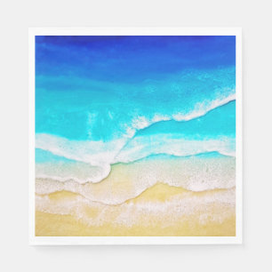 Stranddekoupage Serviette