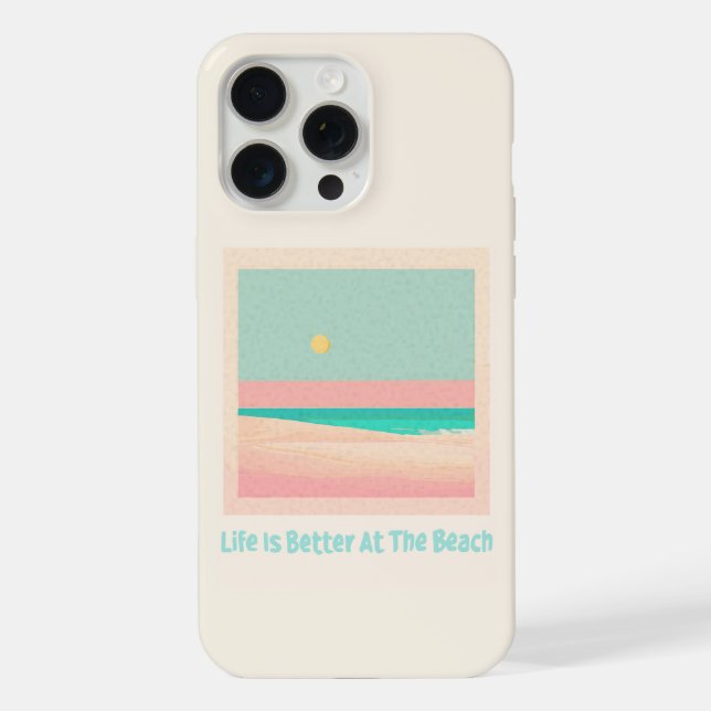 Stranddesign  iPhone hülle (Rückseite)