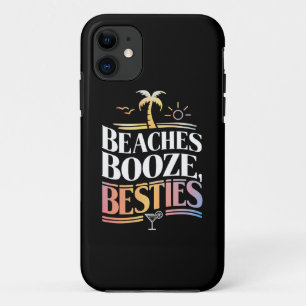 Strände Alkohol & beste Freundinnen Kokosnussholz Case-Mate iPhone Hülle