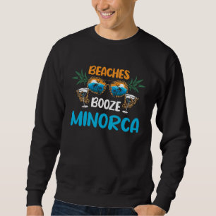 Strände auf Menorca Spanien Urlaub passend Sweatshirt