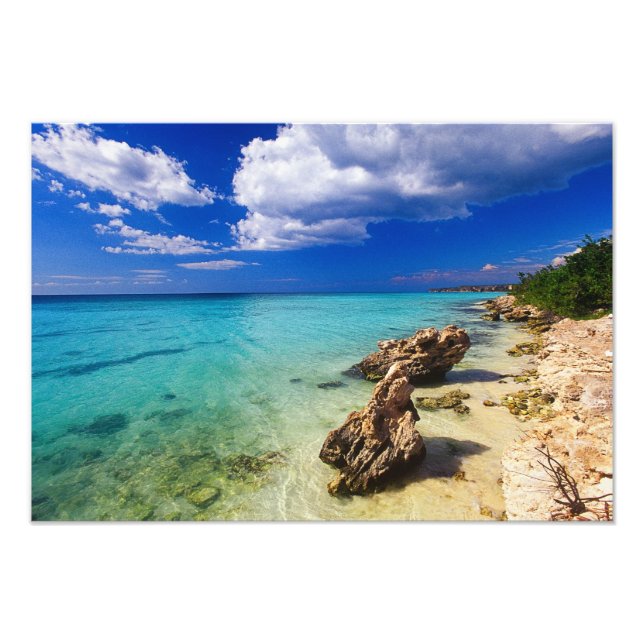 Strände, Barahona, Dominikanische Republik, 3 Fotodruck (Vorne)