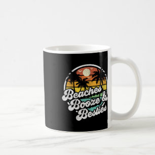 Strände Boost and Besties Funny Retro 70er Beach W Kaffeetasse