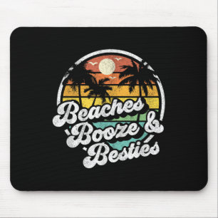Strände Boost and Besties Funny Retro 70er Beach W Mousepad