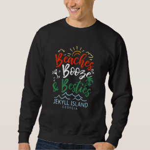 Strände Boost and Besties Jekyll Island Summer Geo Sweatshirt