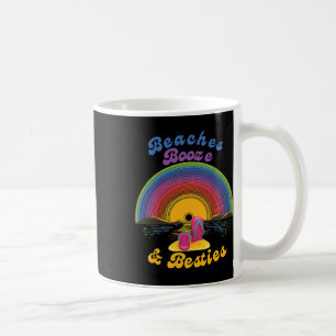 Strände Booze and Besties Beste Freundin Girls Kaffeetasse
