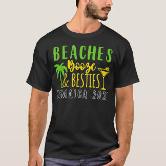 Strände Booze Besties Bachelorette Jamaica 2021 Gi T-Shirt