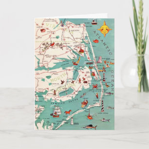 Strände der Außenkarte Karte