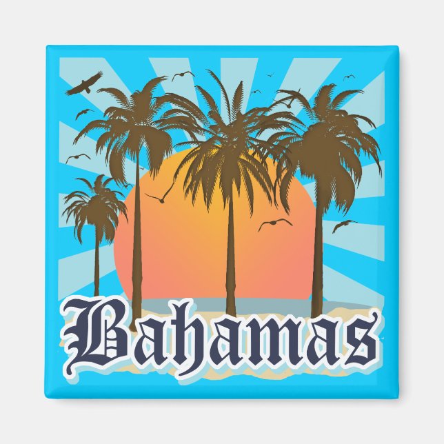 Strände der Bahamas Magnet (Vorne)