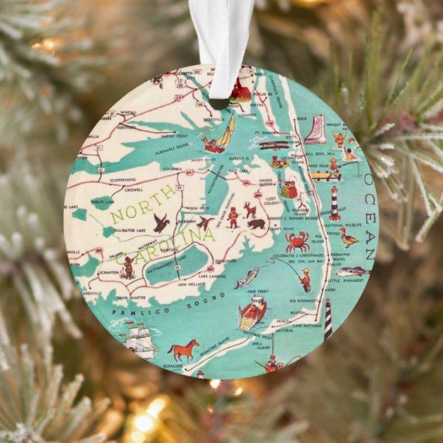 Strände der Outer Banks Ornament (Baum)