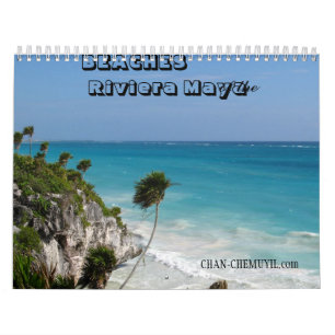 Strände des Riviera-Maya-Kalenders Kalender