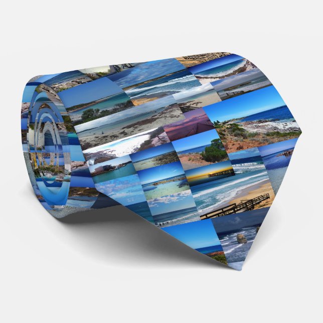 Strände in Australien FotoCollage, Krawatte (Gerollt)