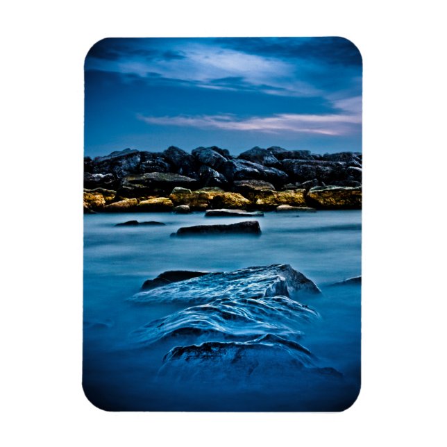 Strände Park Frühstück 4 Magnet (Vertikal)