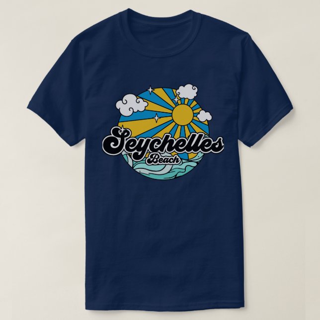 Strände Seychelles Beach T-Shirt (Design vorne)
