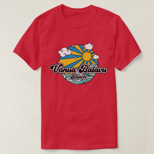 Strände Vanua Balavu Strand T-Shirt (Design vorne)