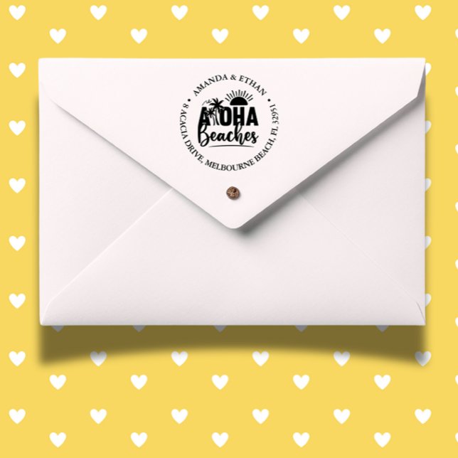 Strände von Aloha Permastempel (Capture the spirit of summer with self-inking stamp)