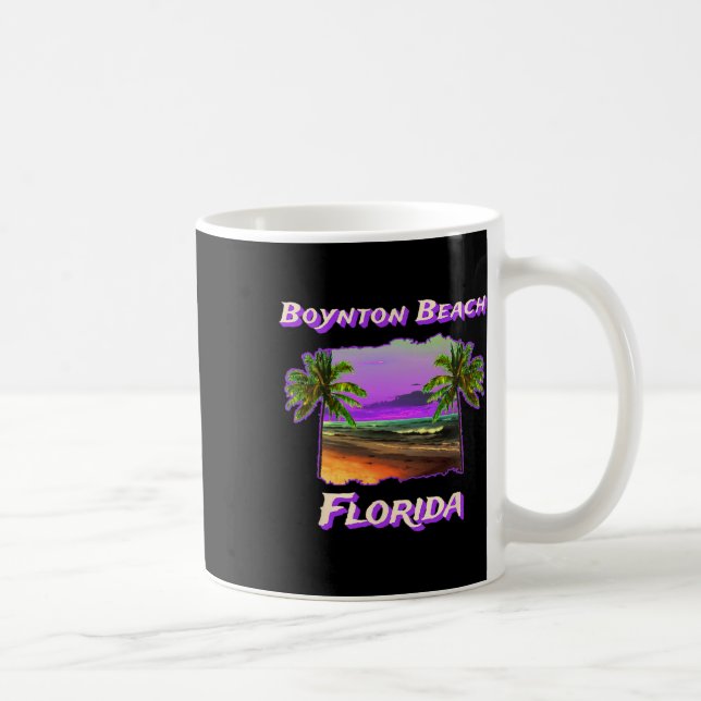Strände von Boynton Beach Florida Kaffeetasse (Rechts)