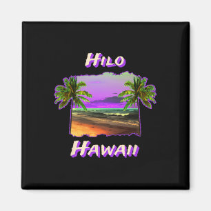 Strände von Hilo Hawaii Magnet