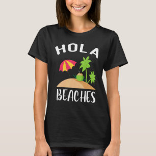 Strände von Hola Coconut im Sonnenuntergang Burg i T-Shirt