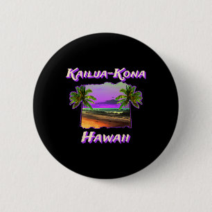 Strände von Kailua-kona Hawaii 1 Button