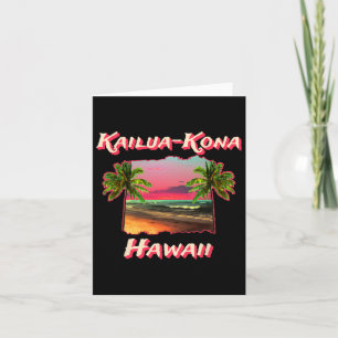 Strände von Kailua-kona Hawaii Karte