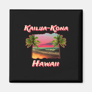 Strände von Kailua-kona Hawaii Magnet