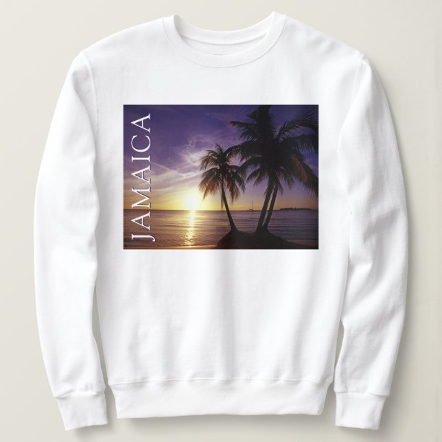 Strände von Negril Jamaica Sweatshirt (Design vorne)