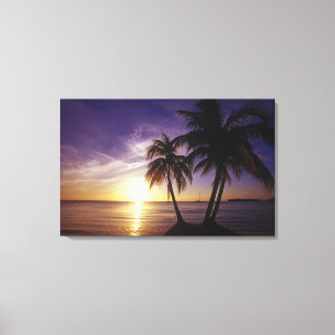 Strände von Negril, Jamaika Leinwanddruck