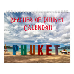 Strände von Phuket, Thailand Kalender