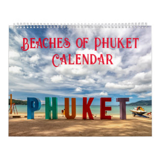 Strände von Phuket, Thailand Kalender